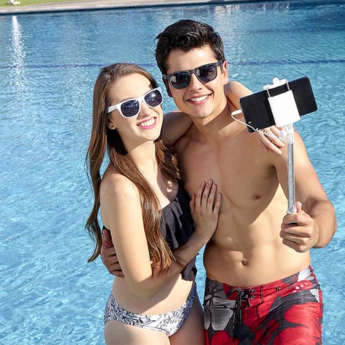 SELFIE STICK SURNA GRIS METÁLICO - Imagen 4